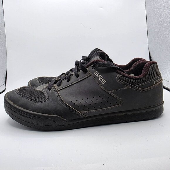 Shimano GRS Mens Size 11.2 Black Mountain Bike Flat Shoes Summer Riding - Picture 13 of 13